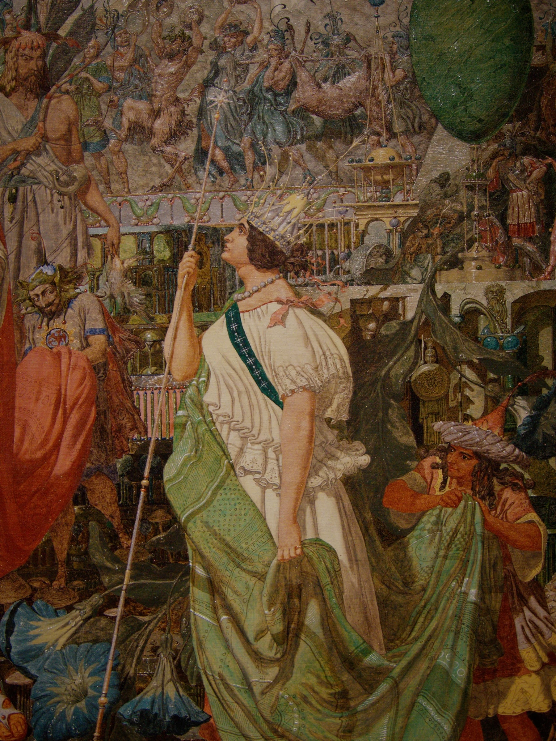 Oberon, Titania and their fairy court in Contradiction