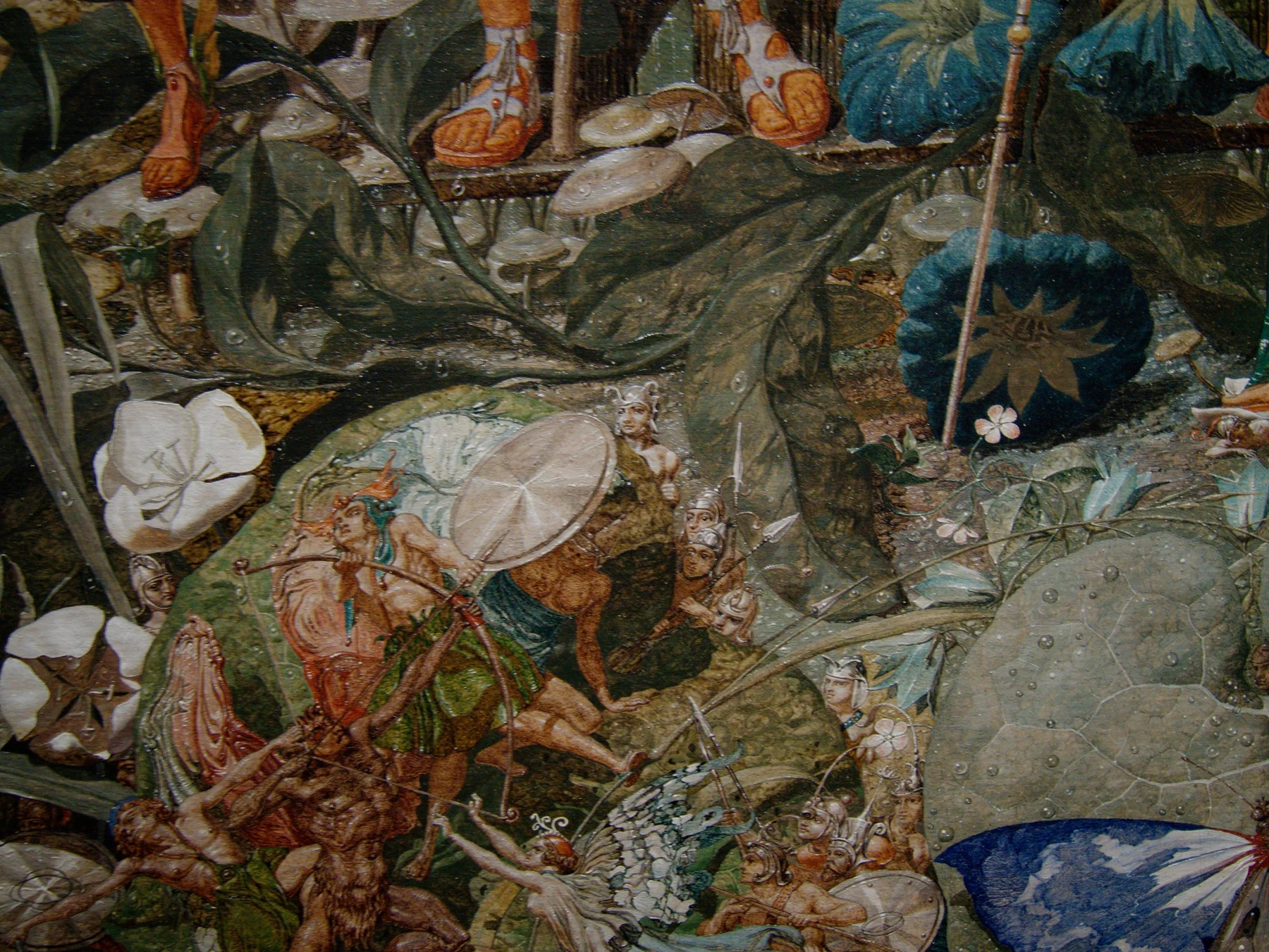 Oberon, Titania and their fairy court in Contradiction