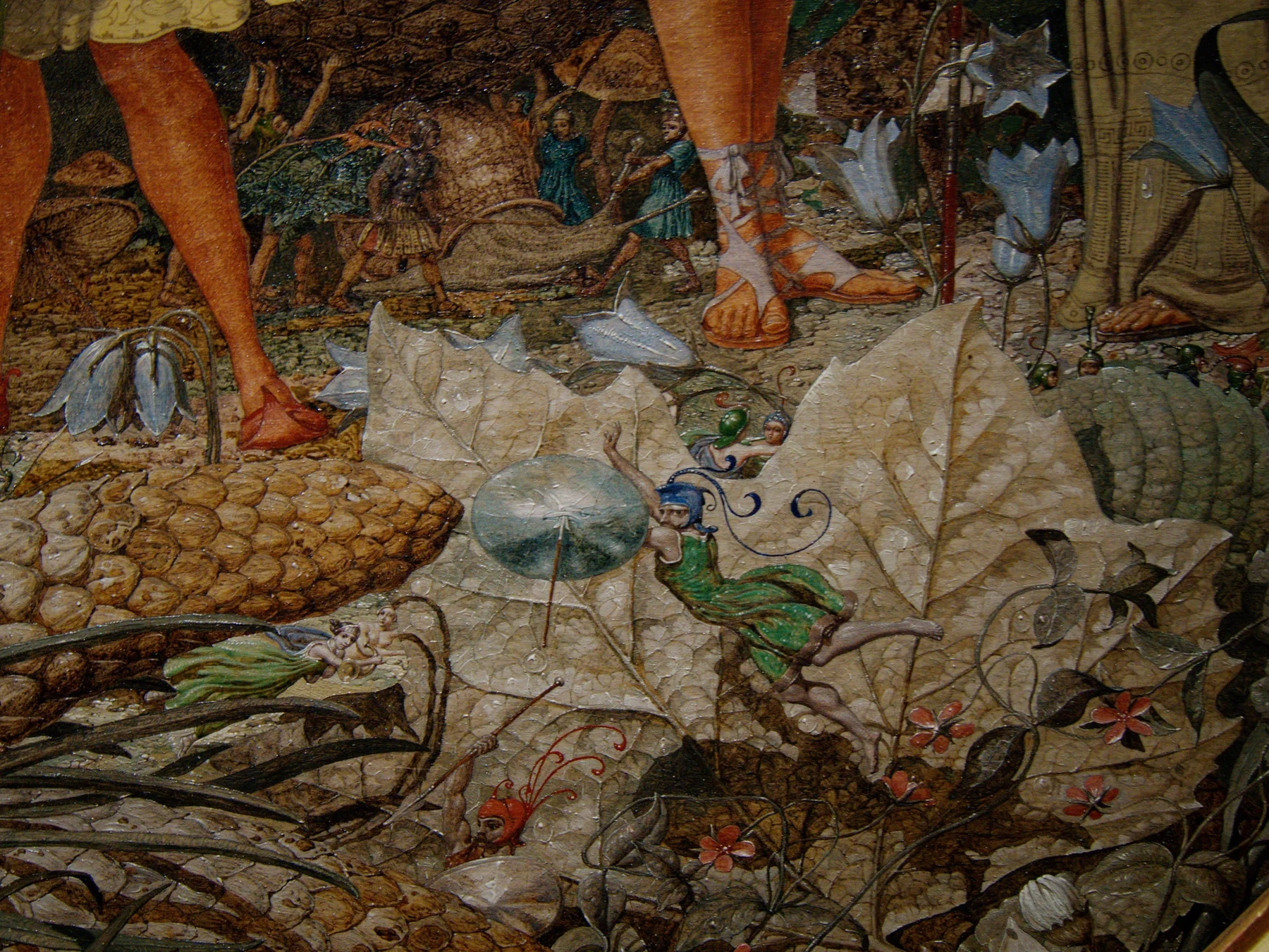 Oberon, Titania and their fairy court in Contradiction