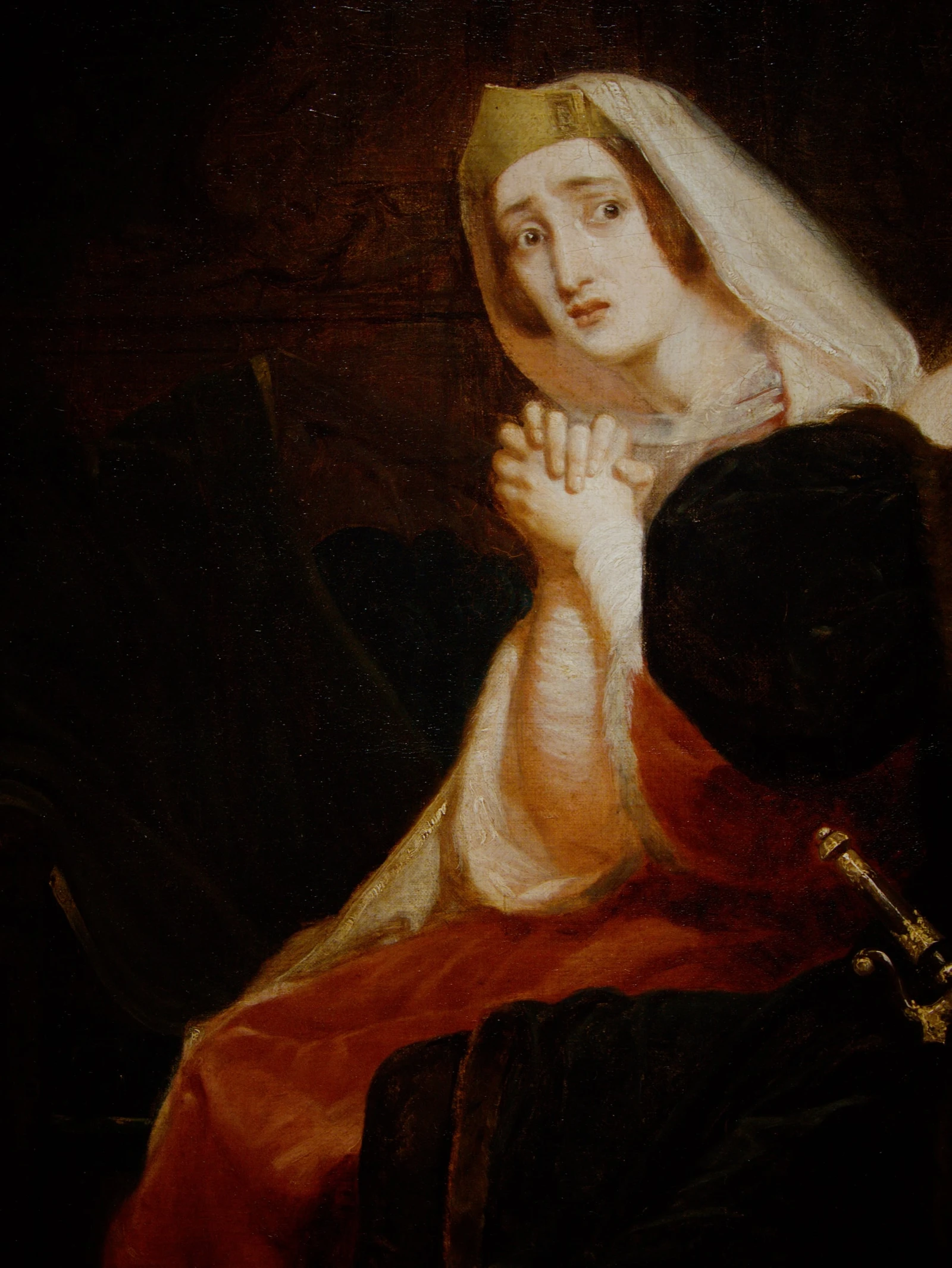 Hamlet and his mother