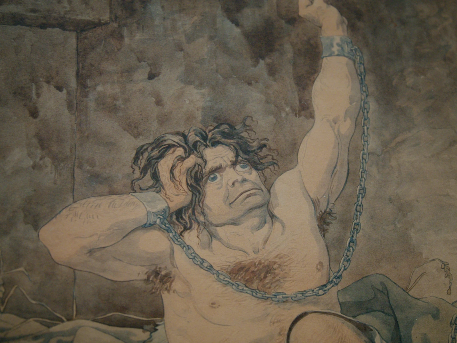 A figure study from Sketches to illustrate the Passions
