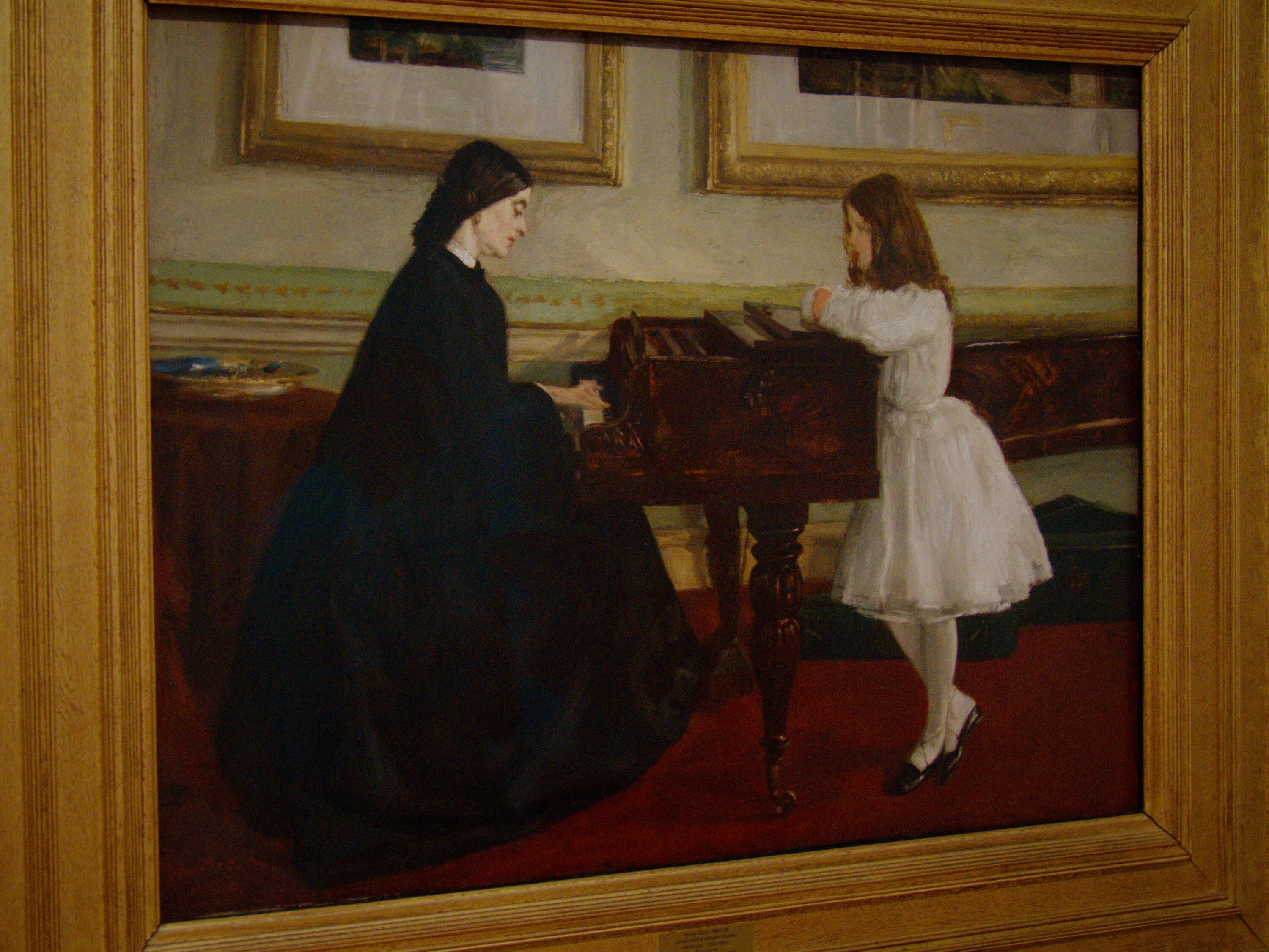 Detail of At the Piano