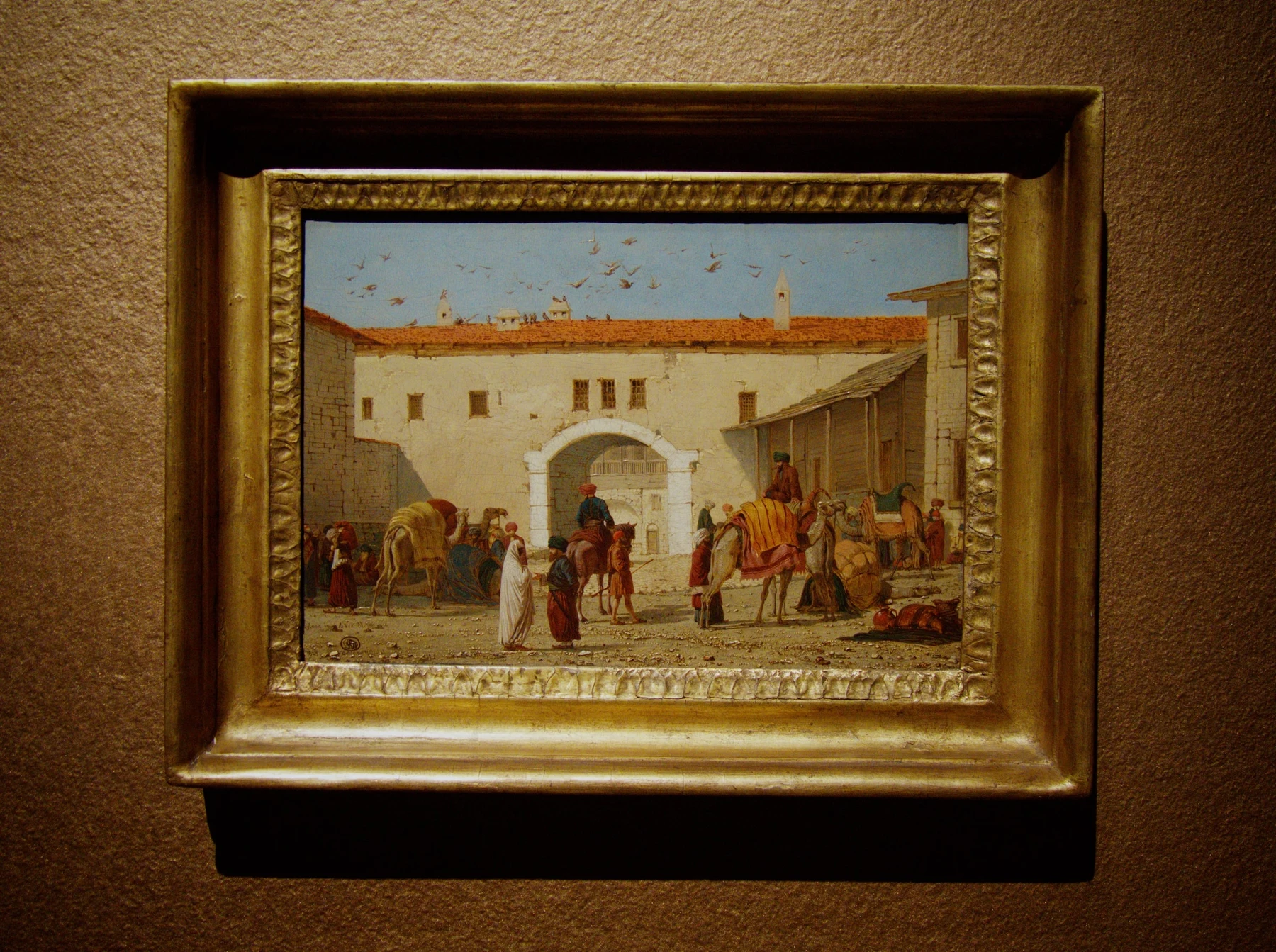 Caravanserai at Mylasa in Asia Minor,1845