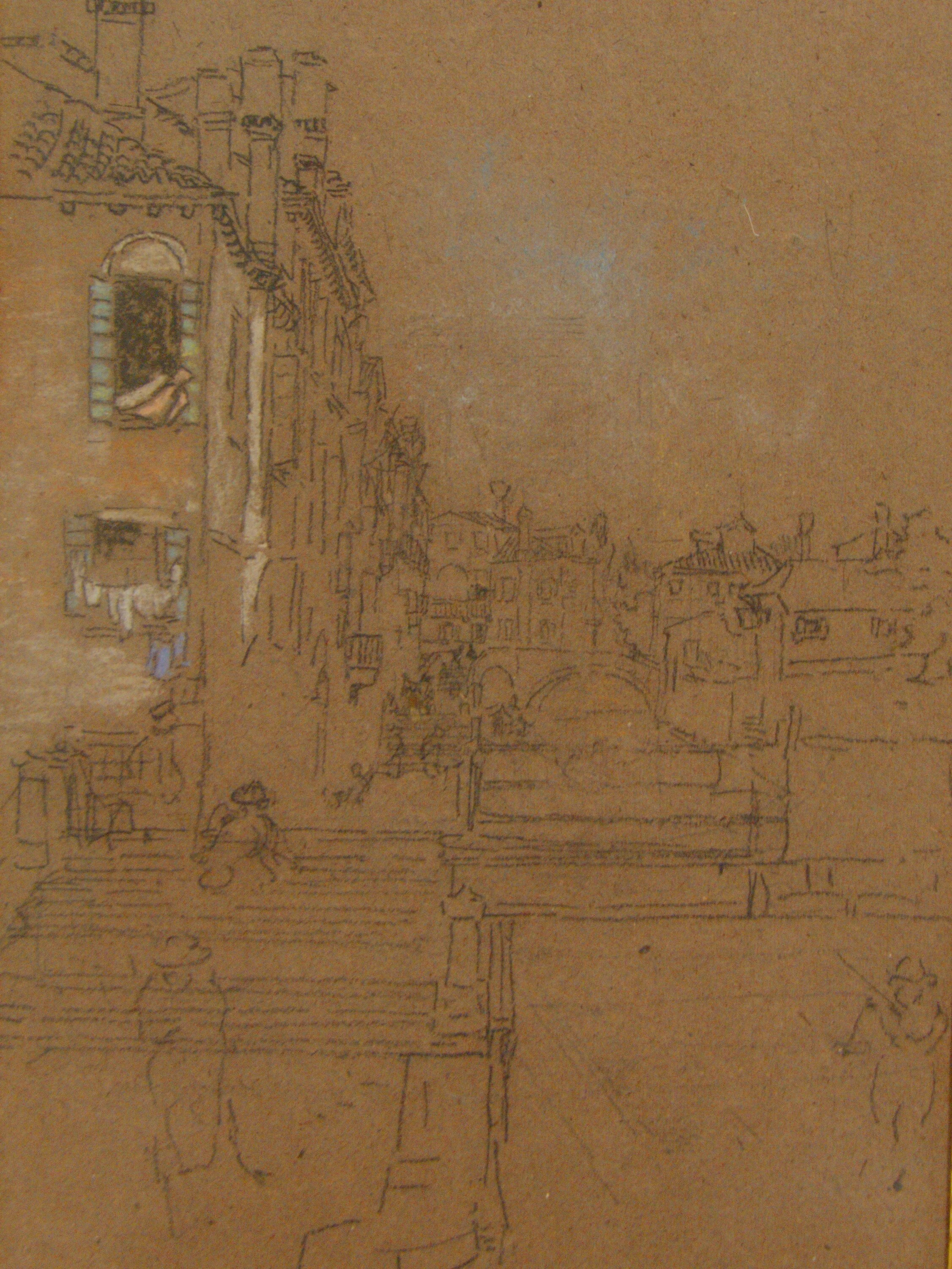 Venice etching detail